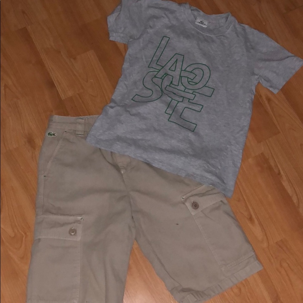 Lacoste cute boys outfit!